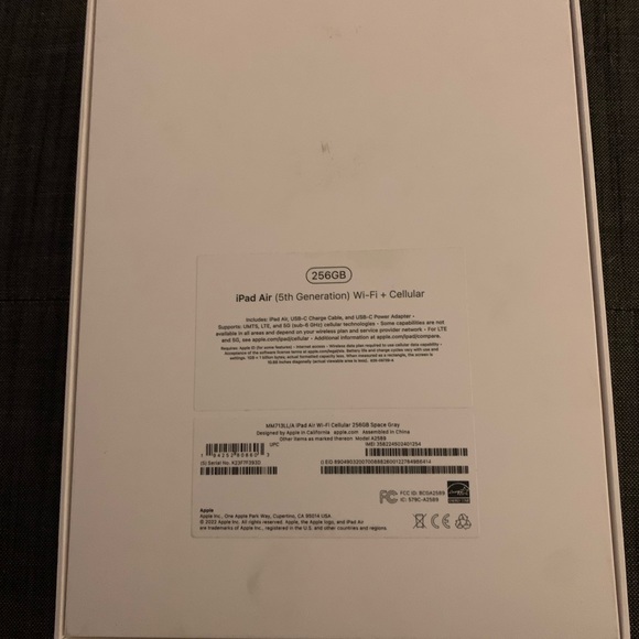 iPad Air Empty Box - Picture 3 of 4